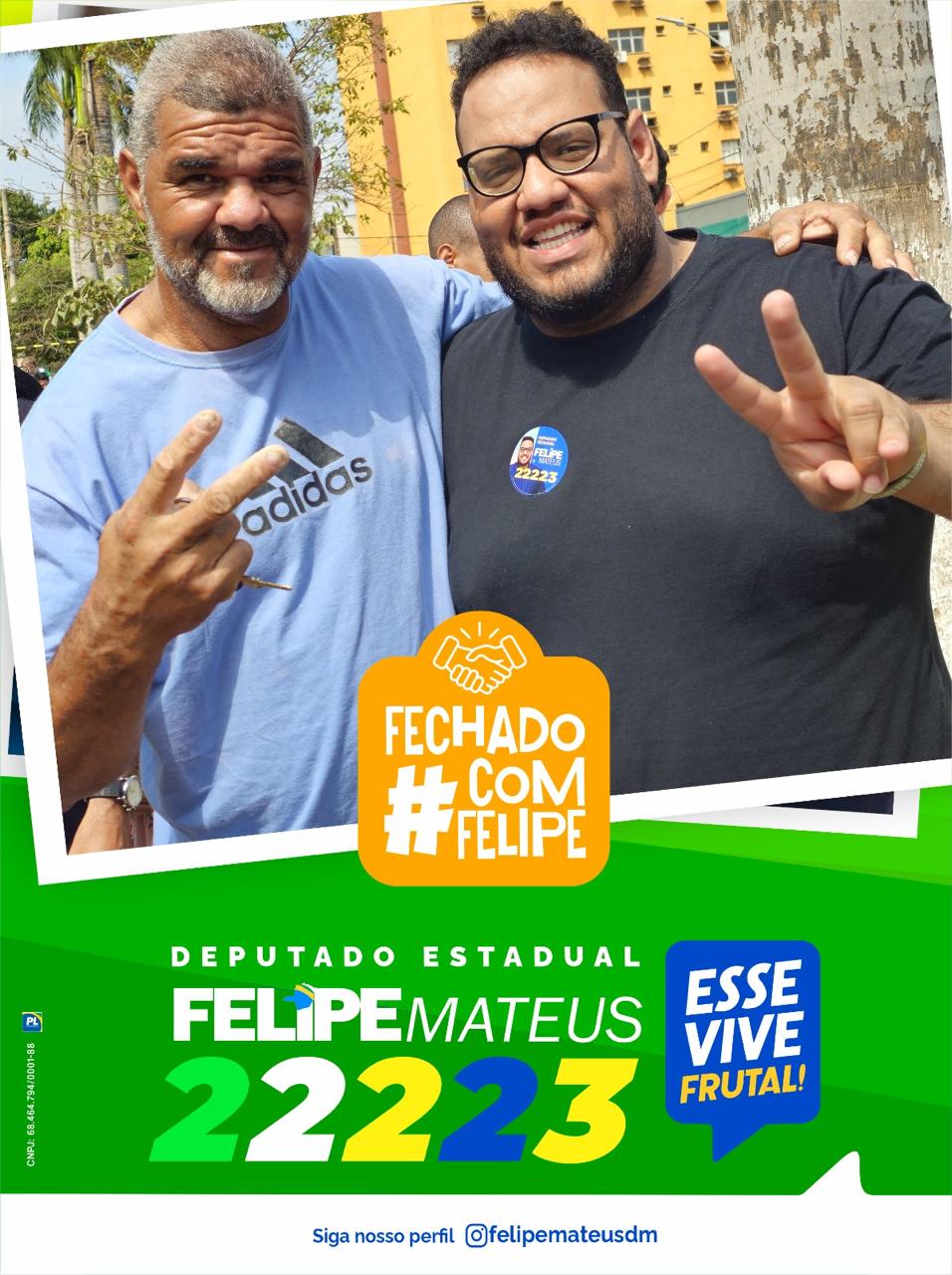 Material de campanha Felipe Mateus