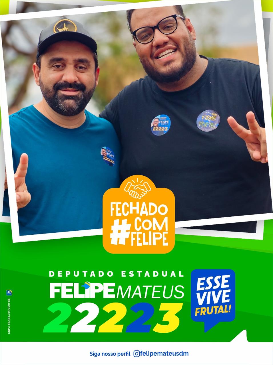 Material de campanha Felipe Mateus